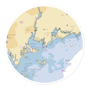 Ned Dimes Marina (Westport, CT) NOAA Chart Sticker