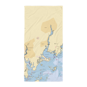 Mill Pond Farms Marina (Westport, CT) NOAA Chart Towel