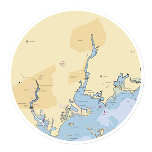 Mill Pond Farms Marina (Westport, CT) NOAA Chart Sticker