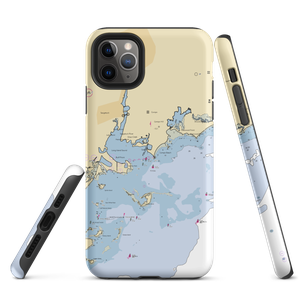 Longshore Marina (Norwalk, CT) NOAA Chart  Tough iPhone Case