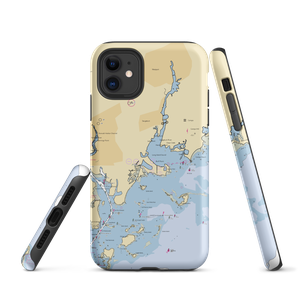 Saugatuck Harbor Yacht Club (Norwalk, CT) NOAA Chart  Tough iPhone Case