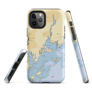 Saugatuck Harbor Yacht Club (Norwalk, CT) NOAA Chart  Tough iPhone Case