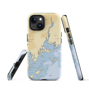 Saugatuck Harbor Yacht Club (Norwalk, CT) NOAA Chart  Tough iPhone Case