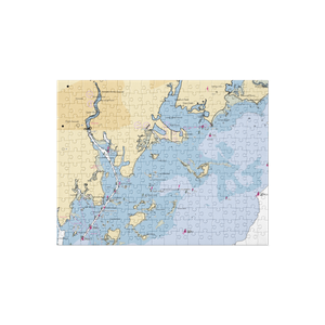 Sprite Island Yacht Club (Norwalk, CT) NOAA Chart Jigsaw Puzzle