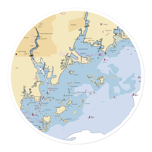 Sprite Island Yacht Club (Norwalk, CT) NOAA Chart Sticker