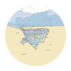 Mount Sinai Marina (Lake Grove, NY) NOAA Chart Sticker