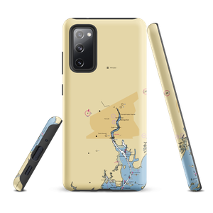 Norwalk Boat Club (Norwalk, CT) NOAA Chart Samsung Phone Case