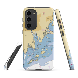 Bloom Bros. Marina (Norwalk, CT) NOAA Chart Samsung Phone Case