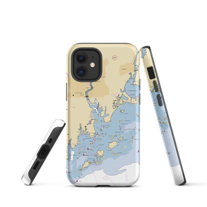 Bloom Bros. Marina (Norwalk, CT) NOAA Chart  Tough iPhone Case