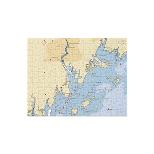 Bloom Bros. Marina (Norwalk, CT) NOAA Chart Jigsaw Puzzle