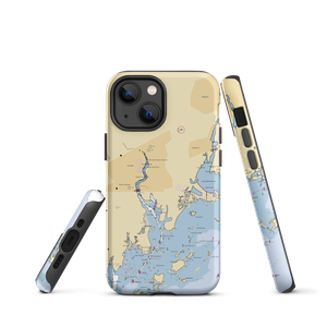 East Norwalk Boating & Yacht Club (Norwalk, CT) NOAA Chart  Tough iPhone Case