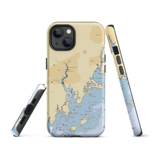 East Norwalk Boating & Yacht Club (Norwalk, CT) NOAA Chart  Tough iPhone Case