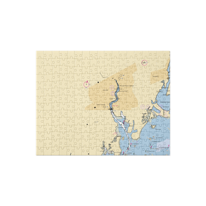 Saint Ann Club (Norwalk, CT) NOAA Chart Jigsaw Puzzle