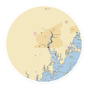 Saint Ann Club (Norwalk, CT) NOAA Chart Sticker