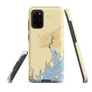 Oyster Bend Yacht Club & Marina (Norwalk, CT) NOAA Chart Samsung Phone Case