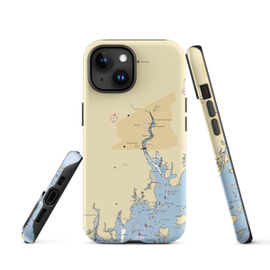 Oyster Bend Yacht Club & Marina (Norwalk, CT) NOAA Chart  Tough iPhone Case