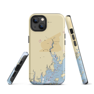 Oyster Bend Yacht Club & Marina (Norwalk, CT) NOAA Chart  Tough iPhone Case