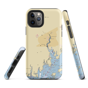 Coastwise Marine (Norwalk, CT) NOAA Chart  Tough iPhone Case