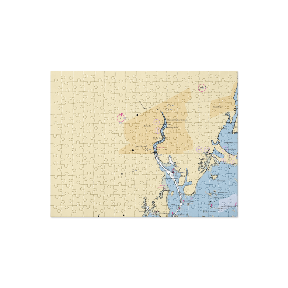 Norwalk Visitor's Dock (Norwalk, CT) NOAA Chart Jigsaw Puzzle 