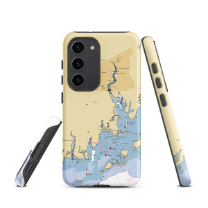 Ischoda Yacht Club (Norwalk, CT) NOAA Chart Samsung Phone Case