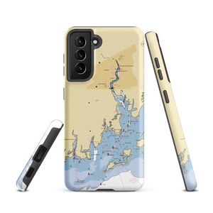 Ischoda Yacht Club (Norwalk, CT) NOAA Chart Samsung Phone Case