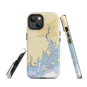 Ischoda Yacht Club (Norwalk, CT) NOAA Chart  Tough iPhone Case