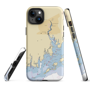 Ischoda Yacht Club (Norwalk, CT) NOAA Chart  Tough iPhone Case