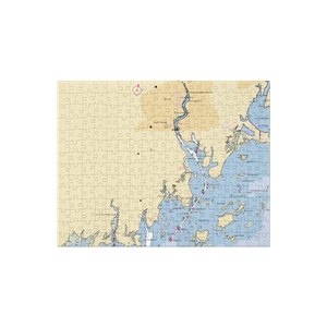 Ischoda Yacht Club (Norwalk, CT) NOAA Chart Jigsaw Puzzle