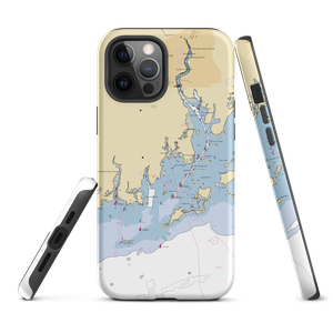 The Boatwork’s Marina (Norwalk, CT) NOAA Chart  Tough iPhone Case