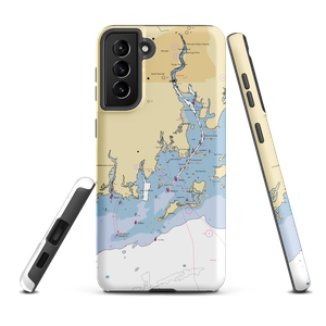 Norwalk Yacht Club (Norwalk, CT) NOAA Chart Samsung Phone Case