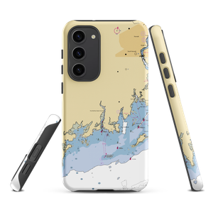 Five Mile River (Norwalk, CT) NOAA Chart Samsung Phone Case