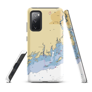 Five Mile River (Norwalk, CT) NOAA Chart Samsung Phone Case