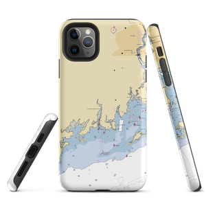 Five Mile River (Norwalk, CT) NOAA Chart  Tough iPhone Case