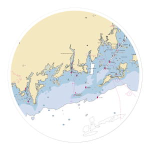 Rowayton Yacht Club (Norwalk, CT) NOAA Chart Sticker