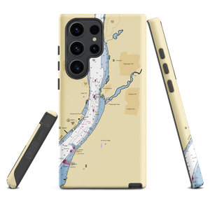 New Hamburg Yacht Club (Hughsonville, NY) NOAA Chart Samsung Phone Case