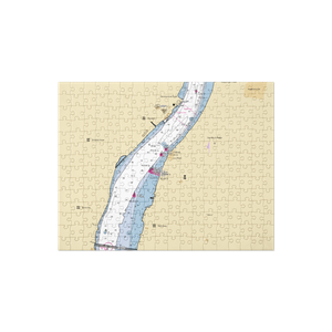 Chelsea Yacht Club (Chelsea, NY) NOAA Chart Jigsaw Puzzle