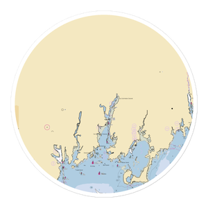 Drenckhahn Boat Basin (Redding Ridge, CT) NOAA Chart Sticker