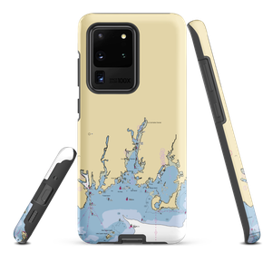 Greenwich Waterside Marina (Redding Ridge, CT) NOAA Chart Samsung Phone Case