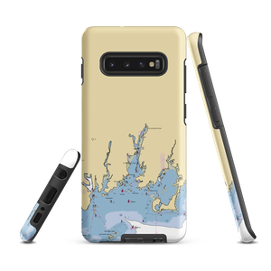 Cos Cob Marina (Redding Ridge, CT) NOAA Chart Samsung Phone Case