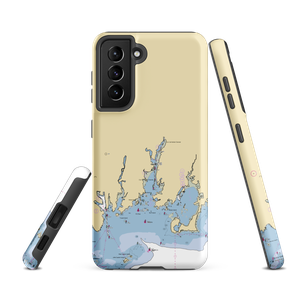 Cos Cob Marina (Redding Ridge, CT) NOAA Chart Samsung Phone Case