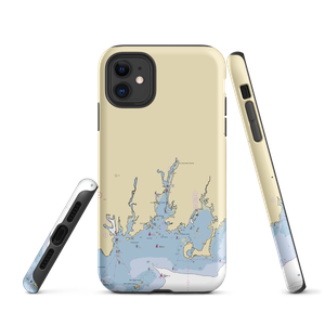 Cos Cob Marina (Redding Ridge, CT) NOAA Chart  Tough iPhone Case