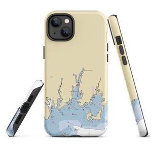 Cos Cob Marina (Redding Ridge, CT) NOAA Chart  Tough iPhone Case