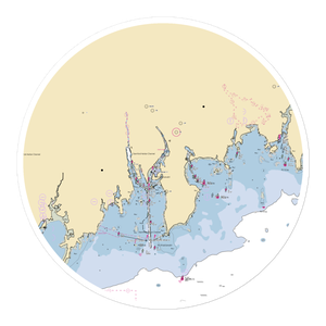 Harbor Point East Marina (Stamford, CT) NOAA Chart Sticker