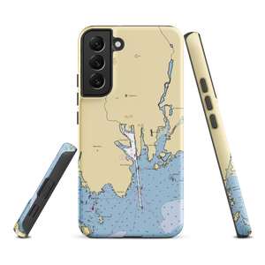 Delamar Greenwich Harbor (Greenwich, CT) NOAA Chart Samsung Phone Case