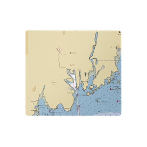 Delamar Greenwich Harbor (Greenwich, CT) NOAA Chart  Gaming Mouse Pad