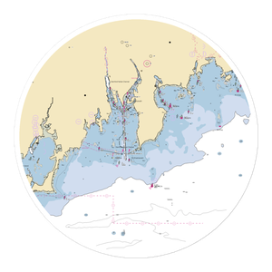 Stamford Yacht Club (Stamford, CT) NOAA Chart Sticker