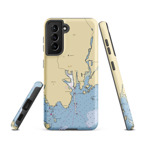 Grass Island Marina (Greenwich, CT) NOAA Chart Samsung Phone Case