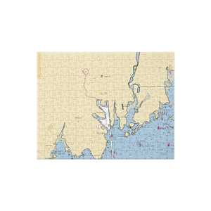 Grass Island Marina (Greenwich, CT) NOAA Chart Jigsaw Puzzle