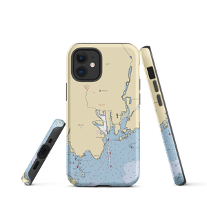 Greenwich Boat & Yacht Club (Greenwich, CT) NOAA Chart  Tough iPhone Case