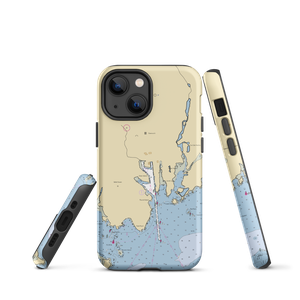 Greenwich Boat & Yacht Club (Greenwich, CT) NOAA Chart  Tough iPhone Case